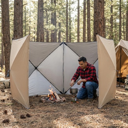 Camping windbreaker wind break - windbreaker,